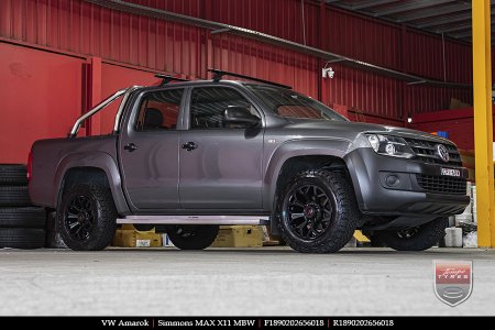 18x9.0 Simmons MAX X11 MBW on VW AMAROK