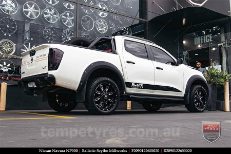 20x9.0 Ballistic Scythe Millworks on NISSAN NAVARA NP300