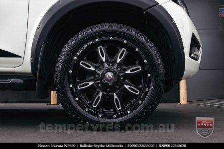 20x9.0 Ballistic Scythe Millworks on NISSAN NAVARA NP300