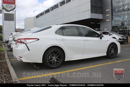 18x8.0 18x9.0 Lenso Jager Bayern BKF on TOYOTA CAMRY