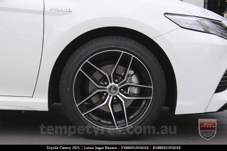 18x8.0 18x9.0 Lenso Jager Bayern BKF on TOYOTA CAMRY