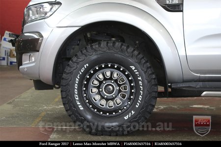 16x8.5 Lenso Max-Monster MBWA on FORD RANGER