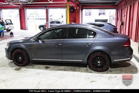 18x8.0 Lenso Type-M MBRG on VW PASSAT