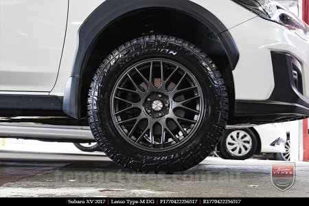 17x7.0 Lenso Type-M - DG on SUBARU XV