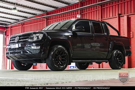 17x9.0 Simmons MAX X11 MBW on VW AMAROK