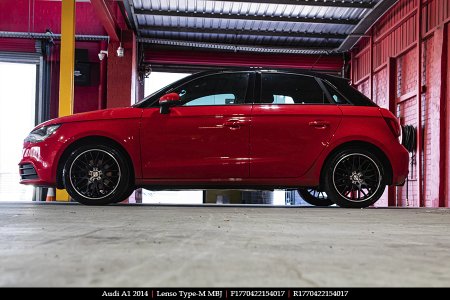 17x7.0 Lenso Type-M - MBJ on AUDI A1