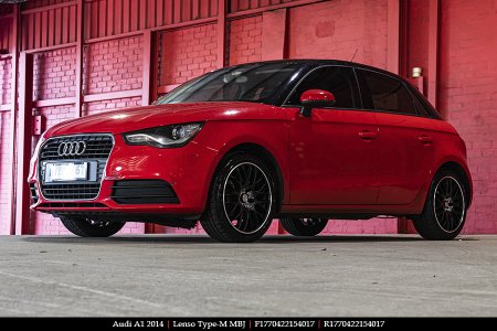 17x7.0 Lenso Type-M - MBJ on AUDI A1