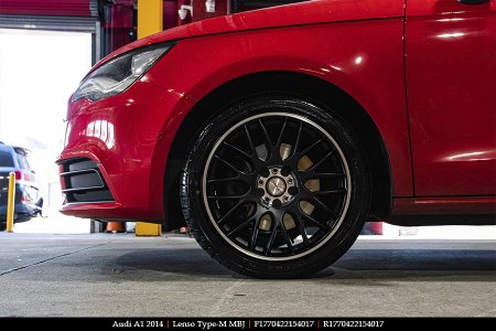 17x7.0 Lenso Type-M - MBJ on AUDI A1