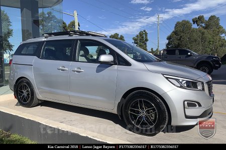 17x7.5 Lenso Jager Bayern BKF on KIA CARNIVAL