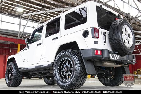 18x9.0 Simmons MAX T12 BKA on JEEP WRANGLER