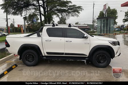 17x8.0 Grudge Offroad BWL Steel on TOYOTA HILUX