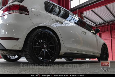 18x8.5 Lenso Spec F MB on VW GOLF