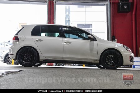 18x8.5 Lenso Spec F MB on VW GOLF