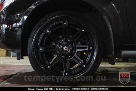 20x9.0 Ballistic Joker FB on NISSAN NAVARA D40 