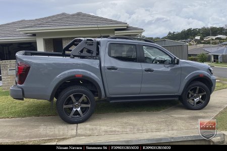 20x9.0 Simmons S6 Black Tint on NISSAN NAVARA