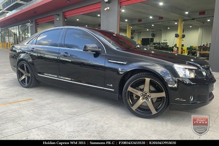 20x8.5 20x10 Simmons FR-C Copper Tint NCT on HOLDEN CAPRICE