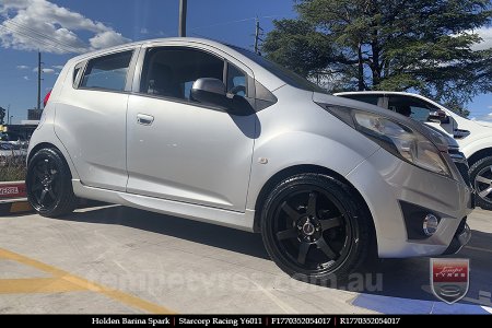 17x7.0 Starcorp Racing PURSUIT on HOLDEN BARINA