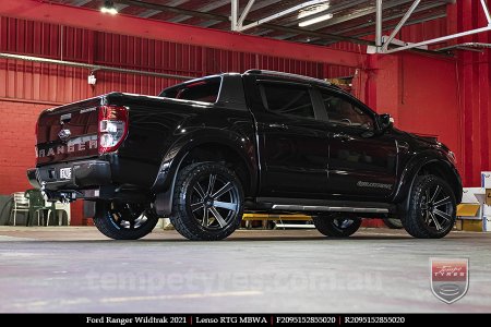 20x9.5 Lenso RTG MBWA on FORD RANGER WILDTRAK