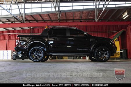 20x9.5 Lenso RTG MBWA on FORD RANGER WILDTRAK