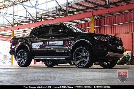 20x9.5 Lenso RTG MBWA on FORD RANGER WILDTRAK