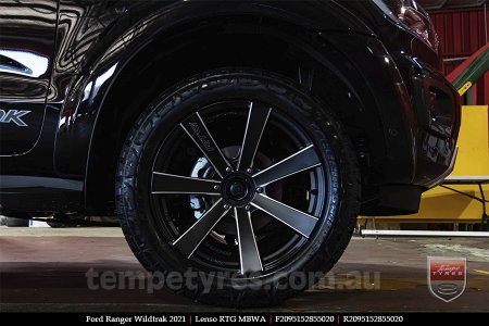 20x9.5 Lenso RTG MBWA on FORD RANGER WILDTRAK