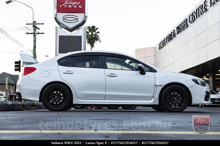 17x7.5 Lenso Spec F MB on SUBARU WRX