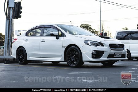 17x7.5 Lenso Spec F MB on SUBARU WRX