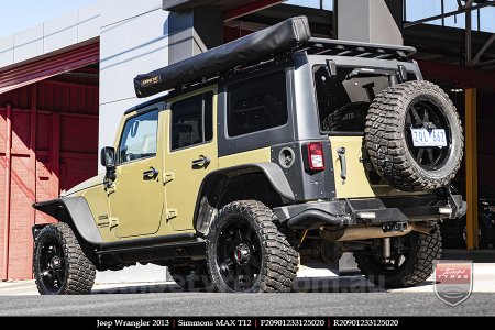 20x9.0 Simmons MAX T12 MK on JEEP WRANGLER