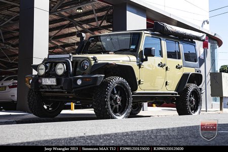 20x9.0 Simmons MAX T12 MK on JEEP WRANGLER