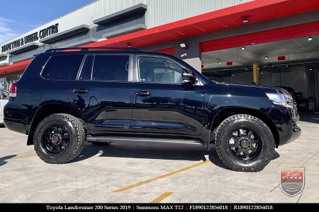 18x9.0 Simmons MAX T12 MK on TOYOTA LANDCRUISER 200 SERIES