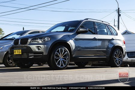 20x10 20x11 1166 BM1166 Dark Grey on BMW X5