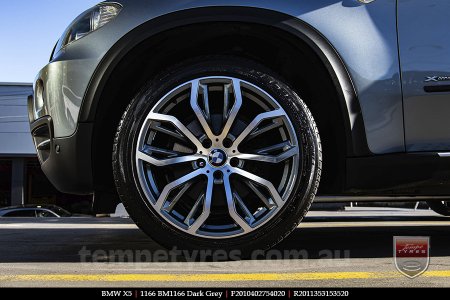 20x10 20x11 1166 BM1166 Dark Grey on BMW X5