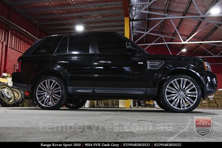 22x9.5 9034 SVR Dark Grey on RANGE ROVER SPORT