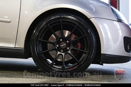 18x8.5 Lenso Spec F MB on VW GOLF GTI