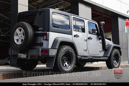 17x8.0 Grudge Offroad BWL Steel on JEEP WRANGLER