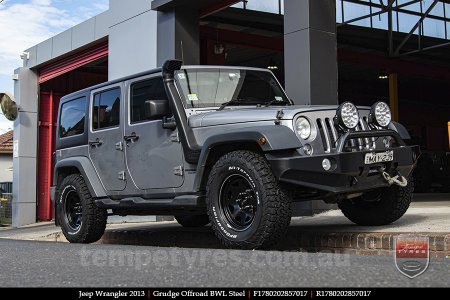 17x8.0 Grudge Offroad BWL Steel on JEEP WRANGLER