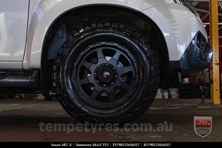 17x9.0 Simmons MAX T12 MK on ISUZU MU-X