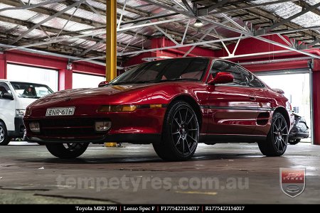 17x7.5 Lenso Spec F MB on TOYOTA MR2