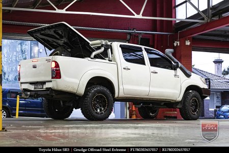 17x8.0 Grudge Offroad Steel Extreme on TOYOTA HILUX SR5