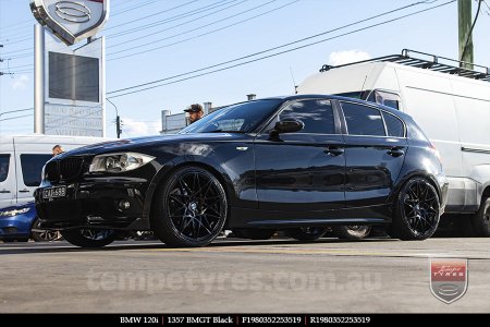 19x8.0 1357 BMGT Black on BMW 1 SERIES