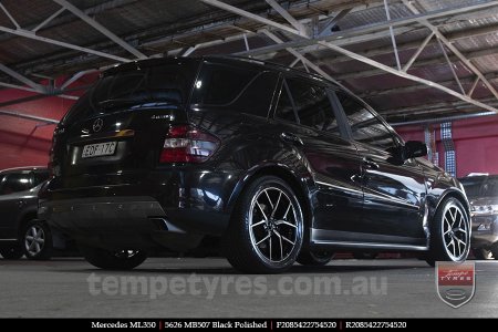 20x8.5 20x9.5 5626 MB507 Black Polished on MERCEDES ML-Class