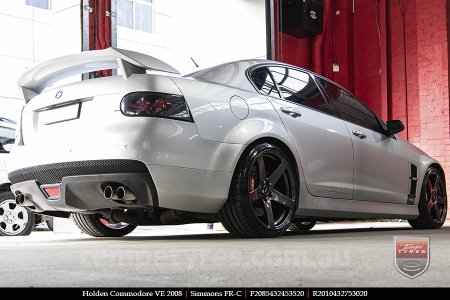 20x8.5 20x10 Simmons FR-C Hyper Dark NCT on HOLDEN COMMODORE VE