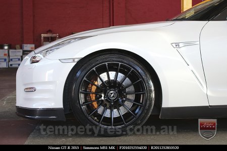 20x10 20x11 Simmons MS1 MK on NISSAN GT-R