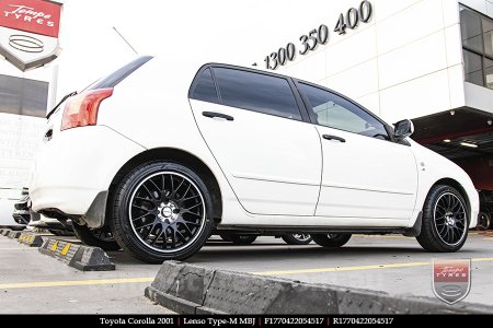 17x7.0 Lenso Type-M - MBJ on TOYOTA COROLLA