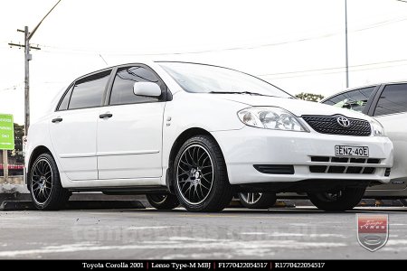 17x7.0 Lenso Type-M - MBJ on TOYOTA COROLLA