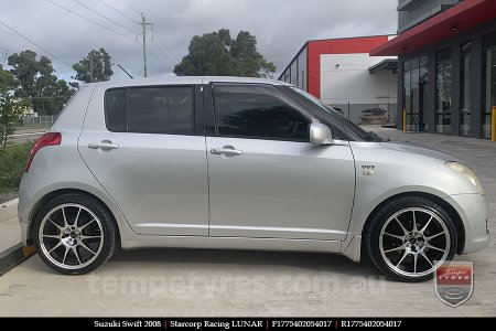 17x7.5 Starcorp Racing LUNAR on SUZUKI SWIFT