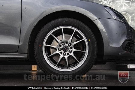 16x7.0 Starcorp Racing LUNAR on VW JETTA