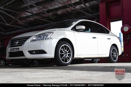 17x7.5 Starcorp Racing LUNAR on NISSAN PULSAR