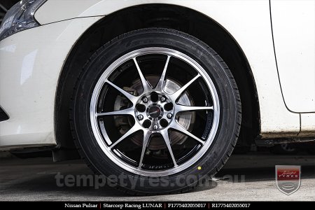 17x7.5 Starcorp Racing LUNAR on NISSAN PULSAR