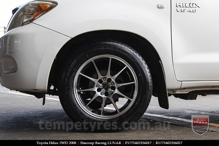 17x7.5 Starcorp Racing LUNAR on TOYOTA HILUX 2WD
